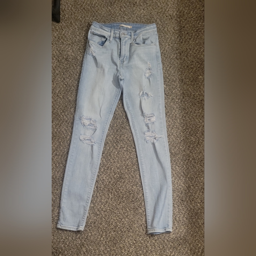 ☆•Women's Levi Strauss 721 High Rise Skinny Jeans •Size:27•☆